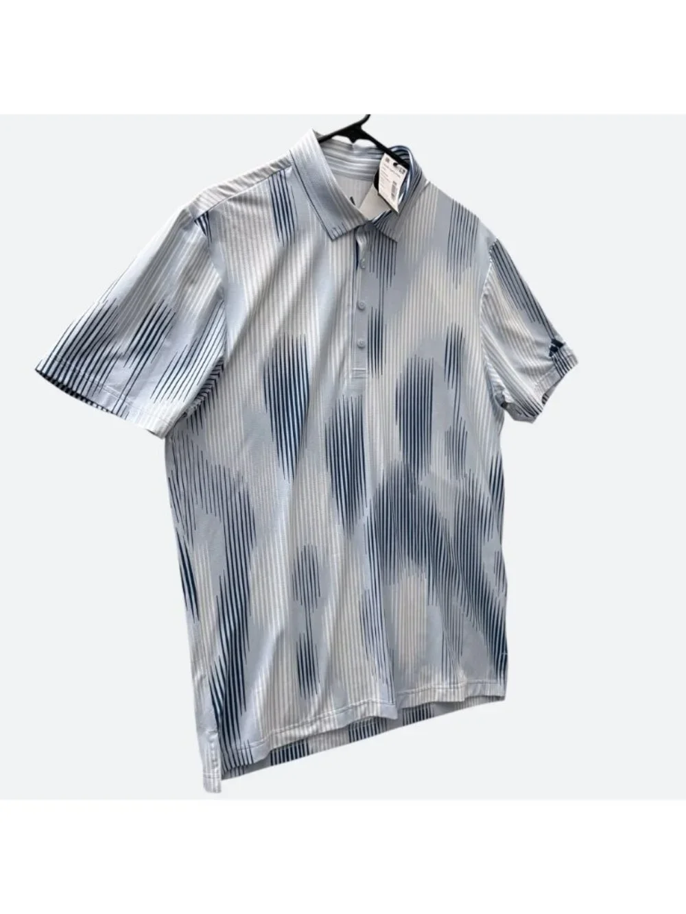 Adidas Ultimate365 Tour Cool Feel Polo Golf Shirt Blue Men's Medium NEW *RARE*